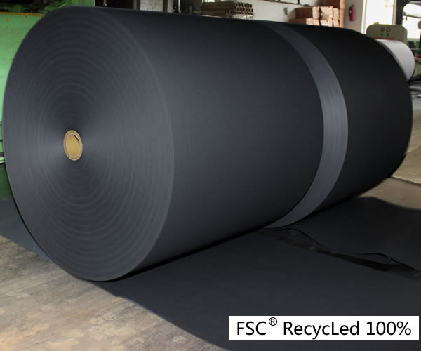 FSC recycled black board paper