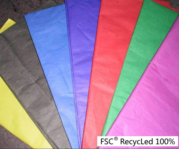 FSC recycled glazed paper